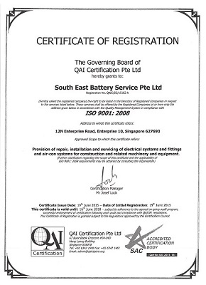 ISO 9001 cert_South East Battery-s
